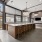 clubroom bar next to billiards table and wall mounted tv
