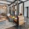 bright lobby with sitting areas