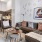 brightly lit, open concept apartment interiors